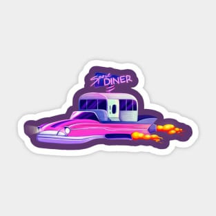 Space Diner Sticker